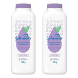 Kit 2 Talco Johnsons Baby 100g Dermo Protetor Hora Do Sono