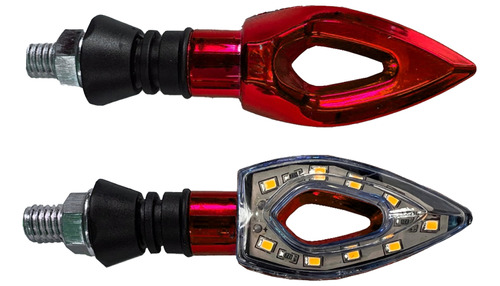 Pisca Seta De Led Flecha Universal Esportivo Moto Coloridos