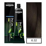 Tintura Permanente Sin Amoníaco Loreal Inoa 6.32