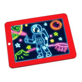 Tableta De Dibujo Con Luz Led Magic Pad 3 Marcadores Gratis