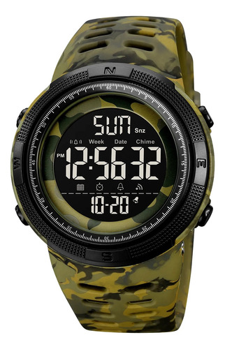 Reloj Digital Skmei 2070 Deportivo Impermeable Verde Militar
