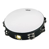 Pandereta Doble Remo Tambourine 8 Pulgadas Parche Cuero