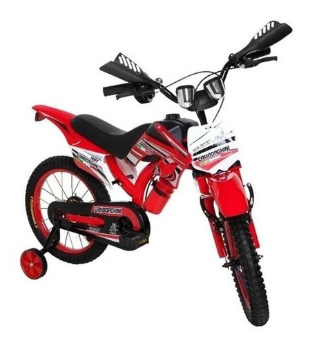 Bicimoto Aro 12 Para Niños Bicicleta Tipo Motocross Sonido