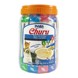 Snack Gato Churu -sabores Variados De Atún 14gr. 50 Tubitos
