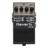 Pedal De Efeito Boss Reverb Rv-6  Cinza-escuro