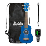 Pack Ukelele Kala Soprano Blueink + Afinador + Correa