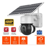 4mp Wifi Cámara Solar 4g Sim Card Pir Detección Humana