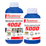 Resina Epóxi 4002 Super Transparente Com Proteção Uv 1kg