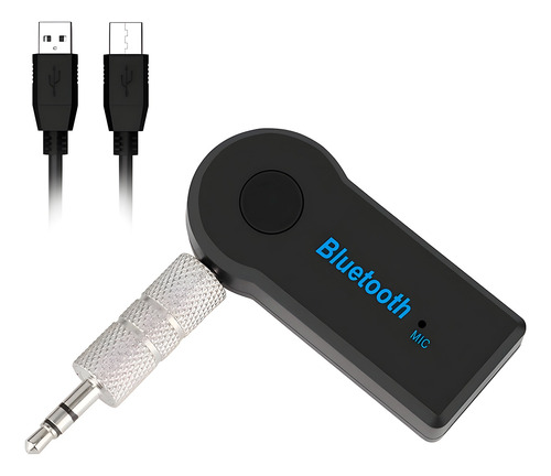 Receptor Bluetooth Auto Equipo Aux Manos Libre 