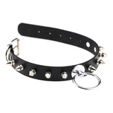 Choker Collar Aro Puas Ajustable Punk Rock Cosplay Gótico