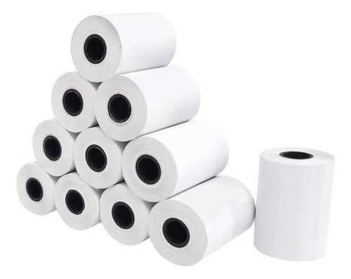 Rollo De Papel Peripage A6 10 57x25 Color Blanco Impresora I