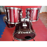 Bateria Tama Rockstar Taiwan 4 Cuerpos