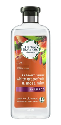 Shampoo Herbal Radiant White Grapefruit & Mosa Mint 400 Ml