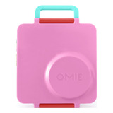 Lonchera Tipo Bento Omiebox Para Comida Fría Y Caliente. Color Rosa