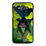 Funda Protector Rudo Para Samsung Galaxy Rey Leon Scar Verde