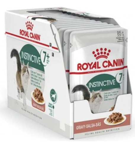 12 X Alimento Gato Senior Pouch Royal Canin 7+ 85gr. 