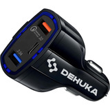 Dehuka Cargador Auto Conector Usb C-02 Negro