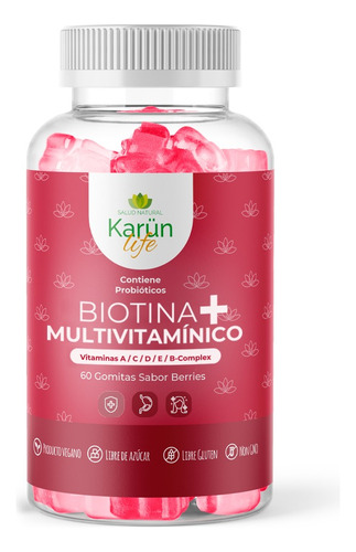 Multivitamínico + Probióticos | Vitam A,c, D, E Y B | 60uni 