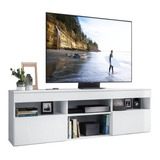 Mueble Para Tv 65 Pulgadas Diseño Elegante Blanco