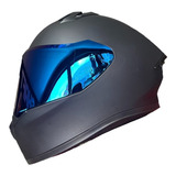 Casco Integral Ich 503 + Visor Azul Y Transparente