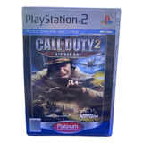 Jogo Call Of Duty 2: Big Red One Ps2 Original Europeu Pal