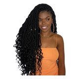 Cabelo Goddess Curl Faux Locs 65 Cm Ser Mulher Duda Cacheado