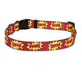 Yellow Dog Diseño Kapow! Collar De Perro - Tamaño Extra Pequ