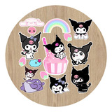 Stickers Para Termos Kuromi Cinamonroll Kitty Autoadhesivos