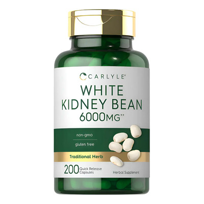 Carlyle White Kidney Bean 6000 Mg Con 200 Capsulas Sin Sabor