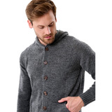 Cardigan Hombre C/capucha Viedma Mauro Sergio