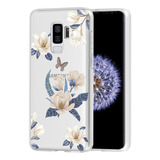 Funda Para Samsung Galaxy S9 Plus - Flores Blancas