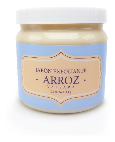 Jabón De Arroz Con Aceite De Coco Exfoliante Aclarador 1 Kg