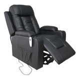 Sillon Reclinable Reposet Electrico Lujo Napoli