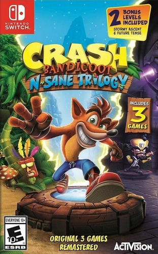 Crash Bandicoot: N. Sane Trilogy Usado Switch Físico Vdgmrs