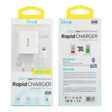 Cargador Carga Rapida 18w + Cable Para iPhone Ivon