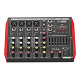 Muslady D6 Mezclador De Consola De Mezcla De 6 Canales