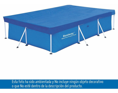 Cobertor Piscina Estructural Rectangular 300x200 Cm Bestway