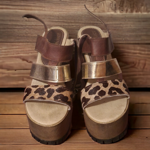 Sandalias Animal Print 