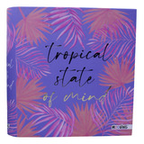Carpeta N3 Escolar Mooving Isla Tropical Love Pastel Hojas
