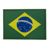 Patch Bandeira Do Brasil Emborrachada 
