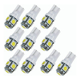 10 Piezas Foco Pellizco 5 Leds 5050 T10-158 Color A Eligir