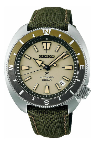 Relógio Seiko Turtle Tortoise Automático Green Srpg13k1 Novo