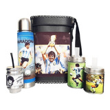 Set Matero Kit Te Mate. Maradona. Futbol. Argentina