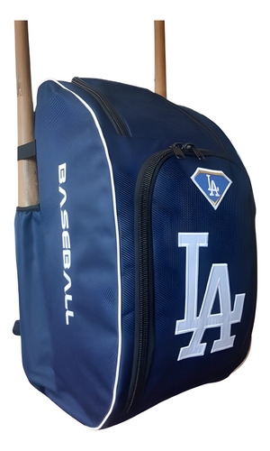 Backpack De Béisbol La Azul Marino Bordada 