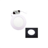 Plafón Foco Led Panel 6 Watt Luz Calida Embutido Cielo Falso