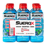 Bebida Hidratante Suerox Sabor Mora Azul 6 Pzas 630 Ml C/u