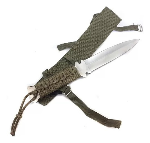 Cuchillo Puñal Para Lanzar Y Sobrevivir Con Paracord Ubiego