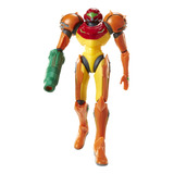 World Of Nintendo Figura De Samus [metroid] De 4  Con Acces.