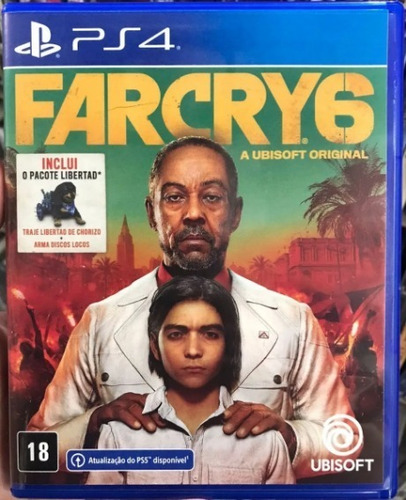Far Cry 6 Ps4 Standard Edition Original Mídia Física Dublado
