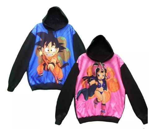 Dúo Sudaderas Dragón Ball Para Pareja 14 De Febrero Goku